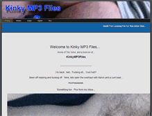 Tablet Screenshot of kinkymp3files.com